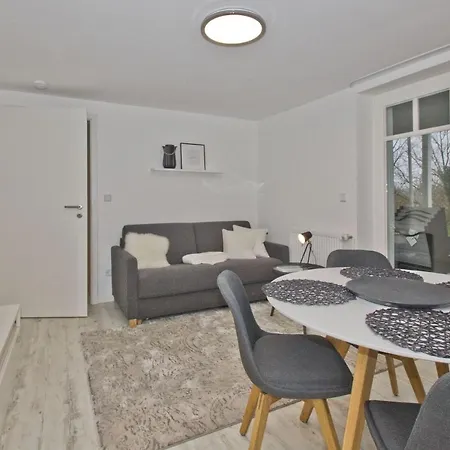Moderne Mit Sauna Und Terrasse - Ferienresidenz Zwei Bodden 112 Apartamento
